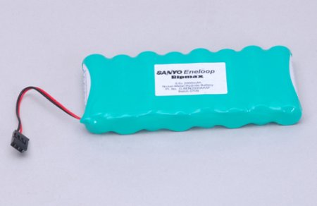 Sanyo Eneloop 9.6v 2000mAh Eneloop Tx Pk Flat