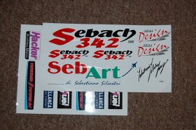 Sebach 30 sticker decal set