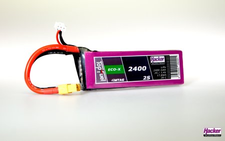 2400mAh 2S MTAG LiPo 20C ECO-X