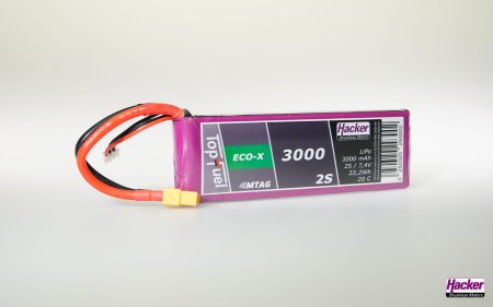 3000mAh 2S MTAG LiPo 20C ECO-X